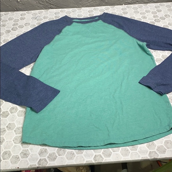 urban pipeline Tops - Urban Pipeline Small Green Blue Baseball Style T